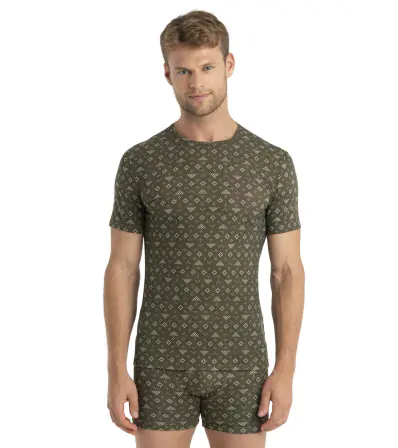 Icebreaker M's Merino 150 Anatomica Short Sleeve T-Shirt First Snow Winter 2024