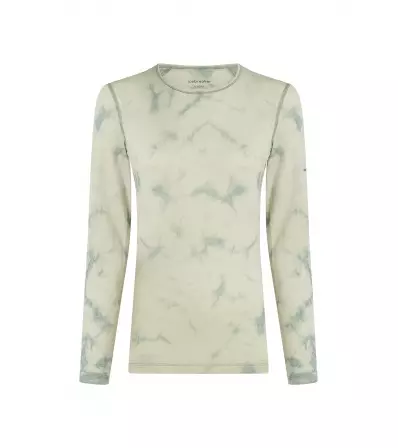 Блуза Icebreaker Merino 200 Oasis LS Crewe Thermal Top Cloud Dye W's Winter 2025