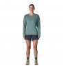 Тениска Patagonia Long Sleeved Capilene Cool Daily Shirt - Boardshort Logo W's